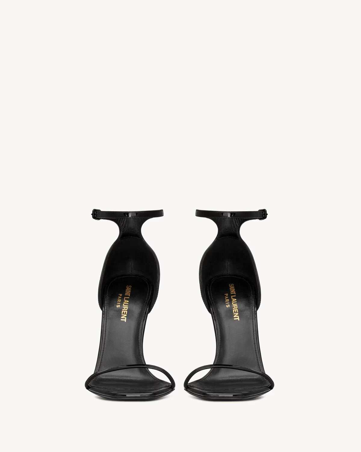 Saint Laurent Opyum Sandals in Patent Leather