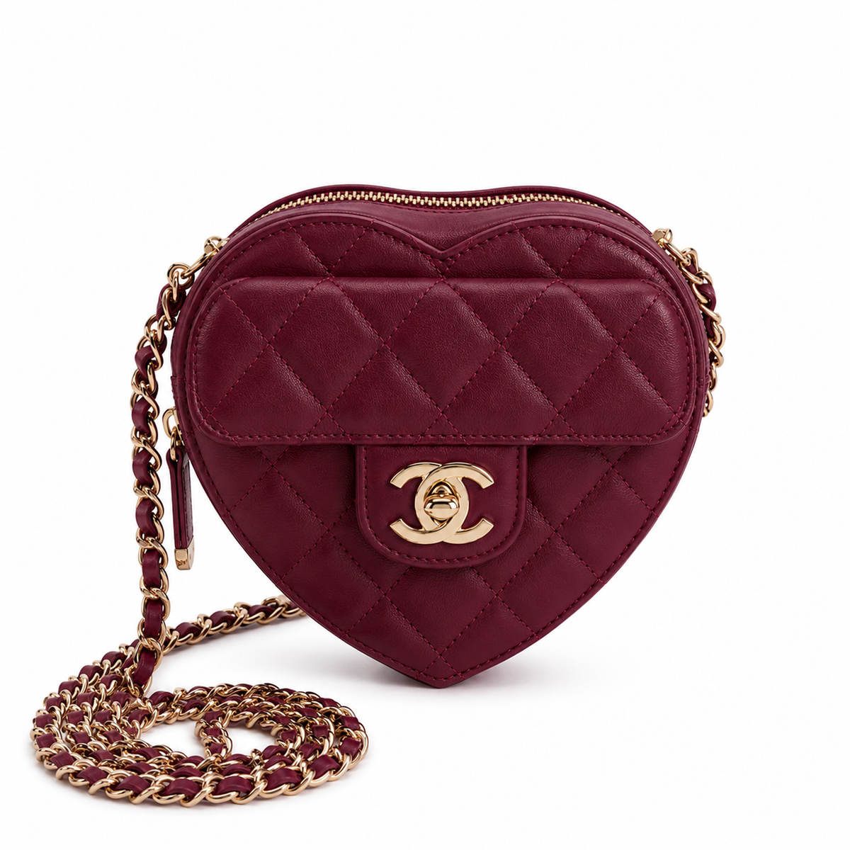 Chanel CC In Love heart mini