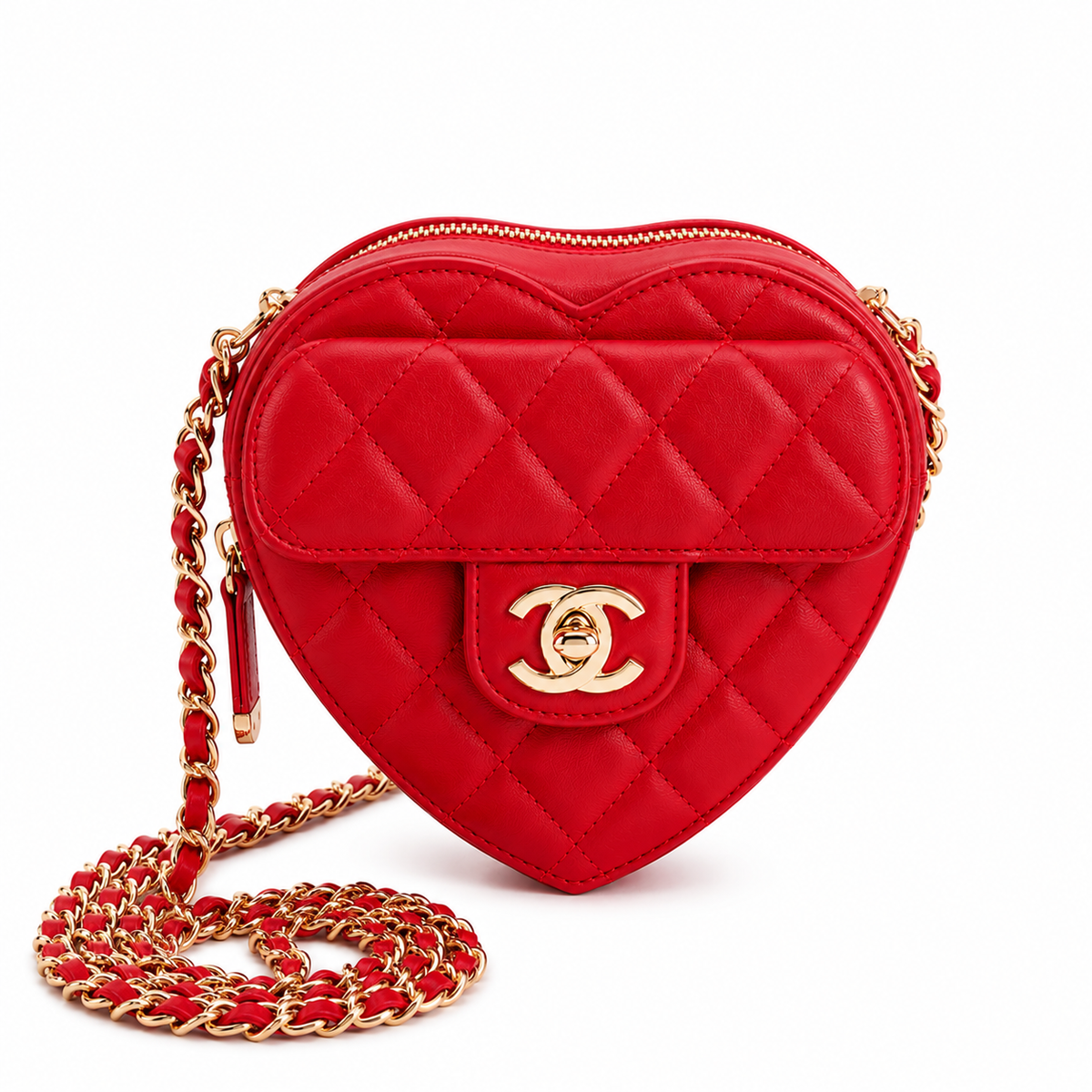 Chanel CC In Love heart mini