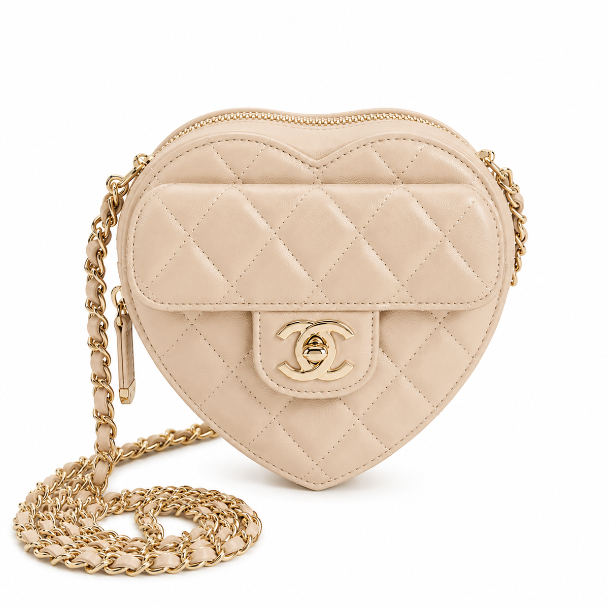 Chanel CC In Love heart mini