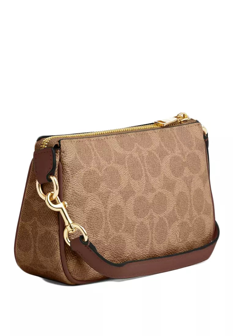 Coach Nolita 19 In Signature Canvas Tan Rust