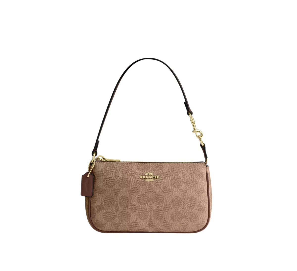 Coach Nolita 19 In Signature Canvas Tan Rust