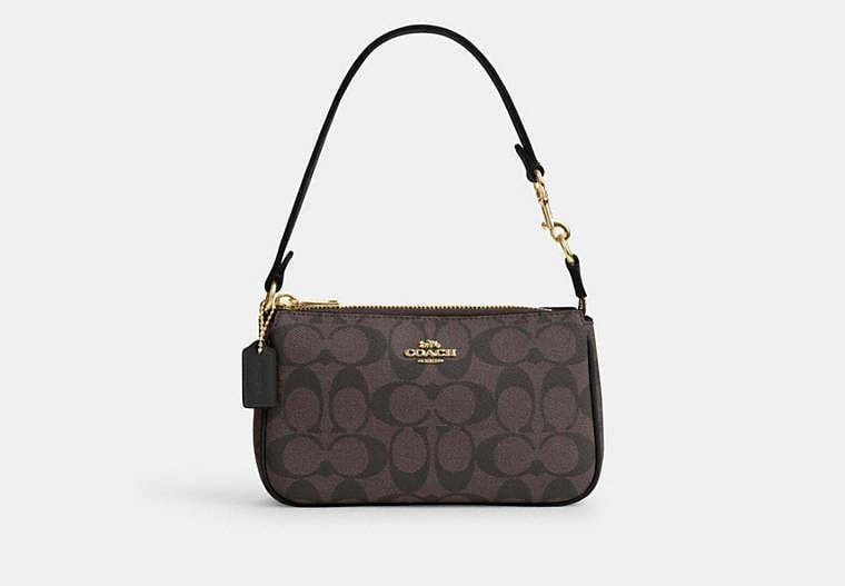 Coach Nolita 19 In Signature Canvas Tan Rust