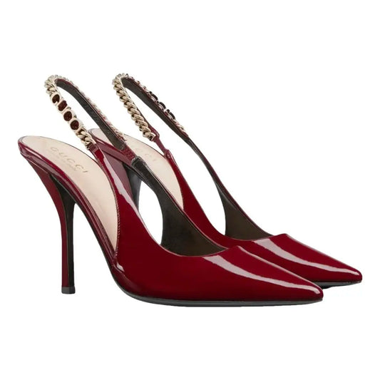 Gucci Slingback Pointed-Toe Pumps