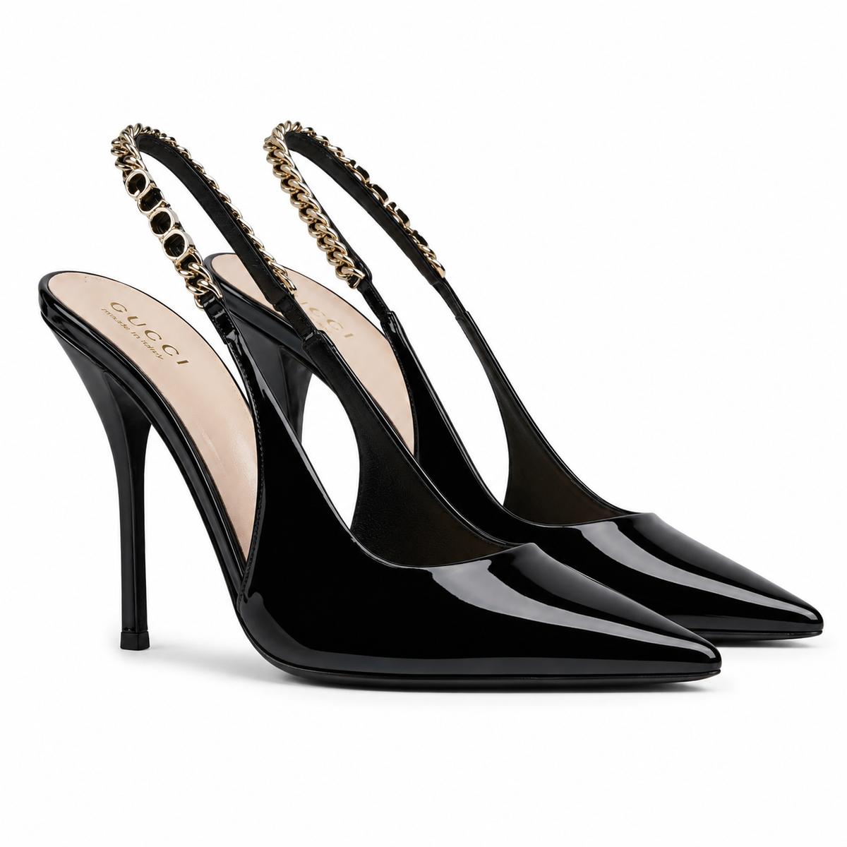 Gucci Slingback Pointed-Toe Pumps