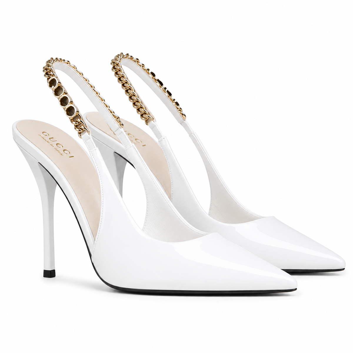 Gucci Slingback Pointed-Toe Pumps