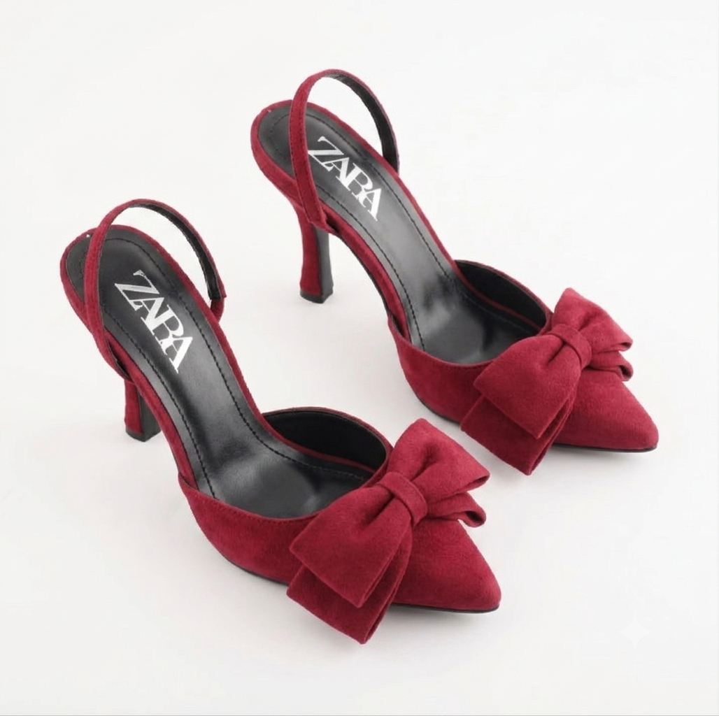 Zara Bow-tie heel