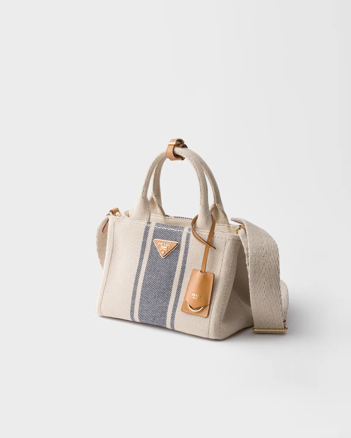 Prada Jardinière small cotton canvas bag