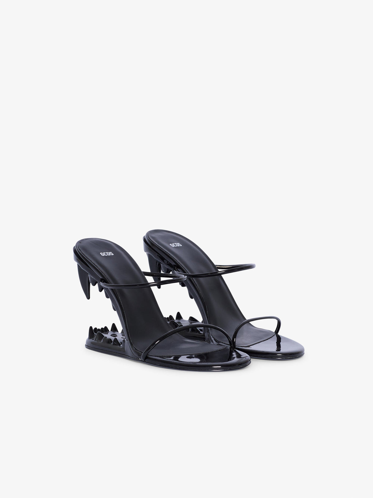 GCDS Sculptural Wedge Sandals
