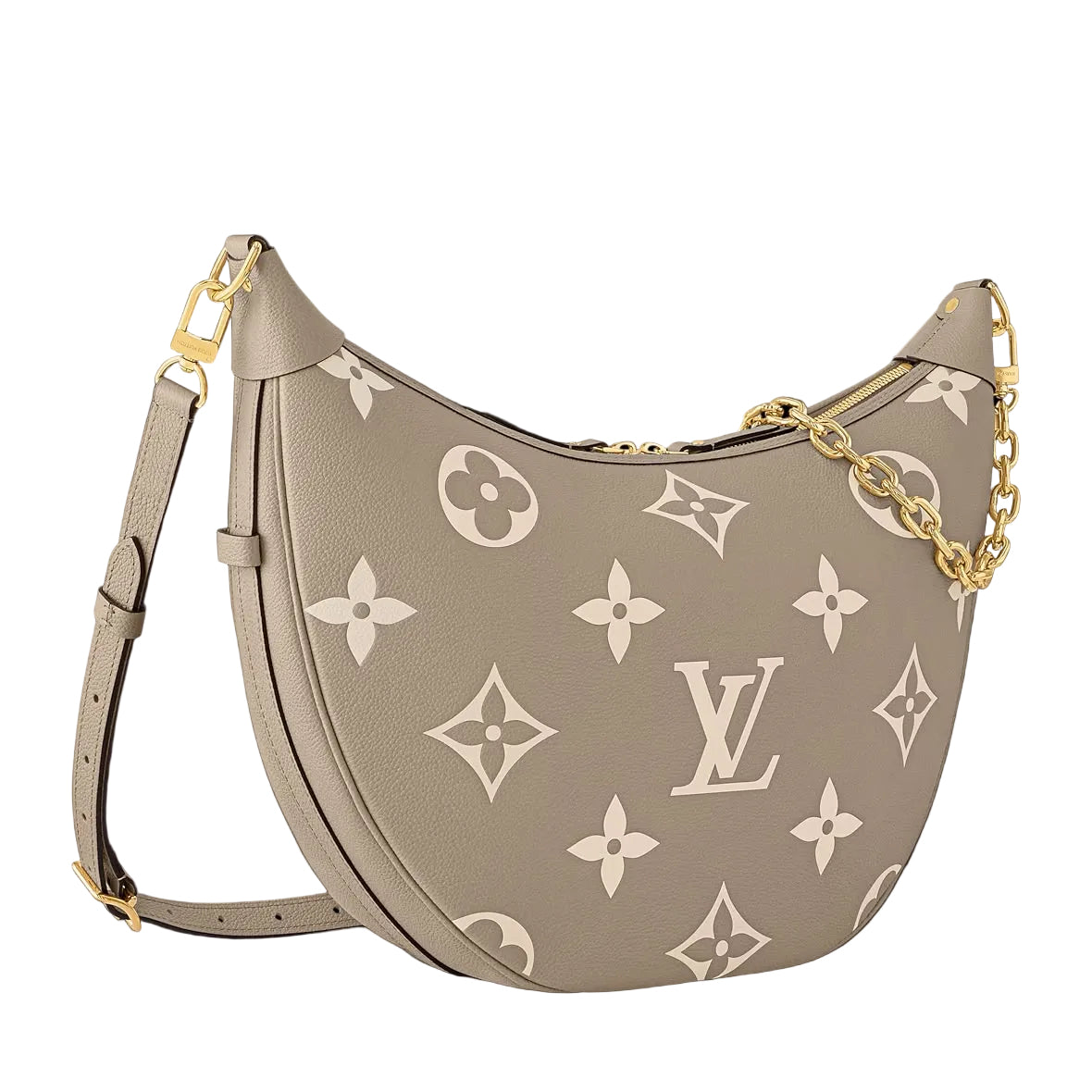 Loop Hobo Bicolor Monogram Empreinte Leather - Handbags
