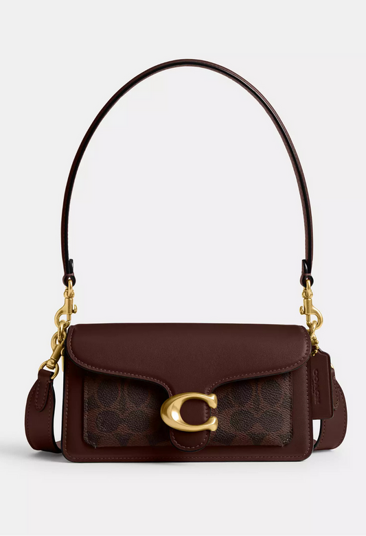 Coach Tabby Shoulder Bag 20 with Signature Canvas