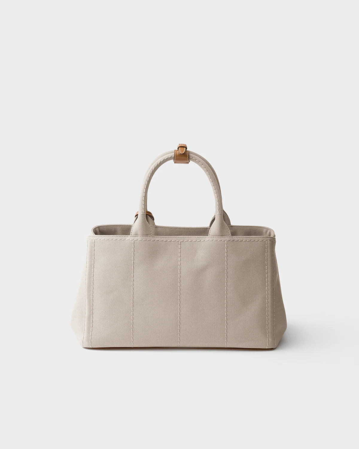 Prada Jardinière large cotton canvas handbag