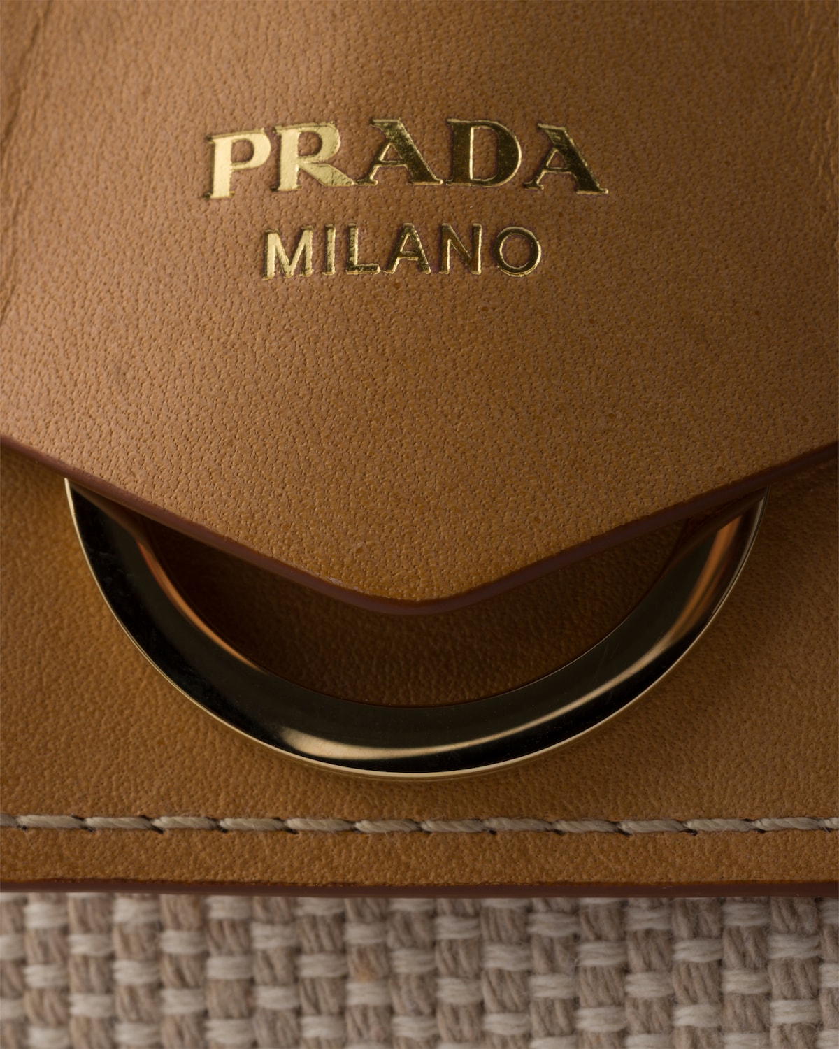 Prada Jardinière large cotton canvas bag