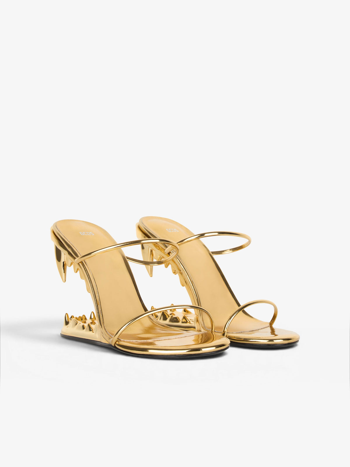 GCDS Sculptural Wedge Sandals
