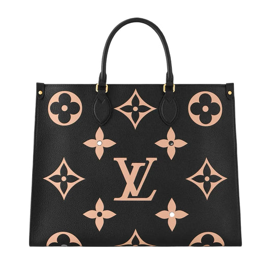 OnTheGo GM Bicolor Monogram Empreinte Leather - Handbags
