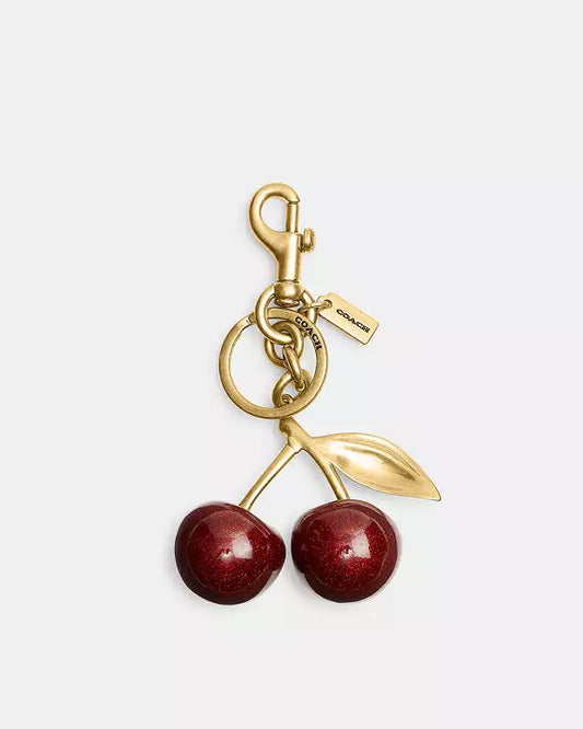 Coach Cherry Bag Charm / Cherry Keyring