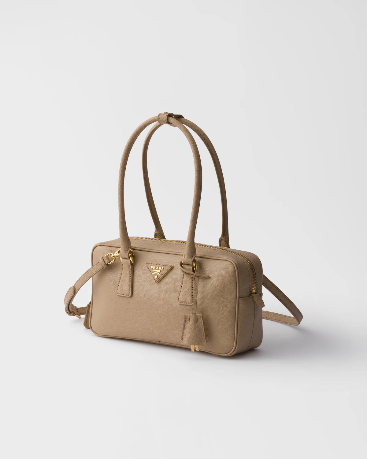 Small Saffiano leather top-handle bag