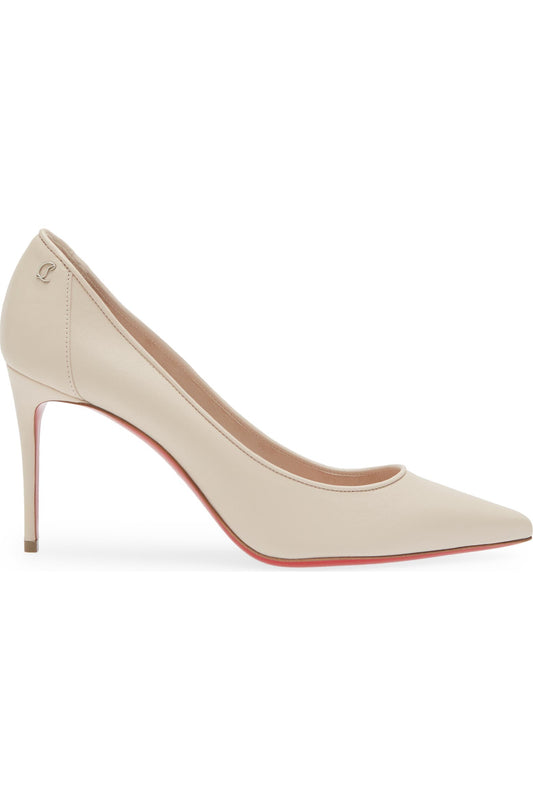 Christian Louboutin Leather Pointed Pumps (Classic Red Sole Edition)