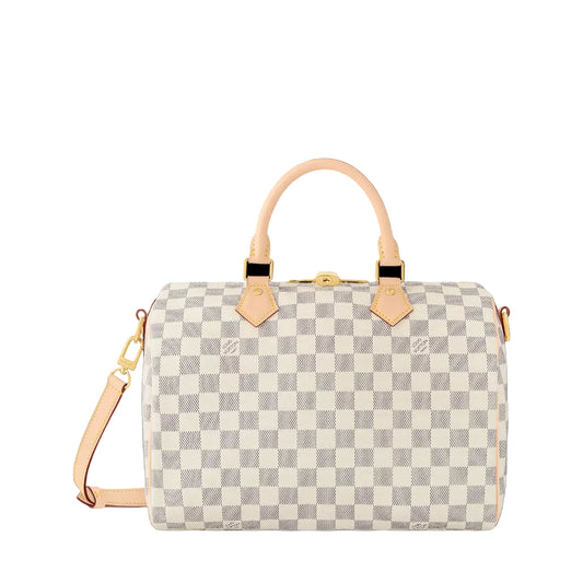 Speedy Bandoulière 30 Damier Azur Canvas
