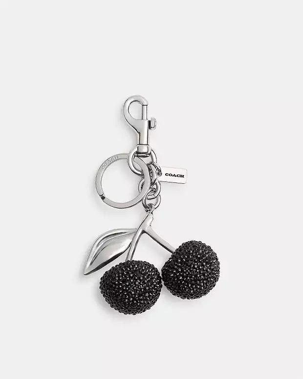 Coach Crystal Pavé Cherry Bag Charm