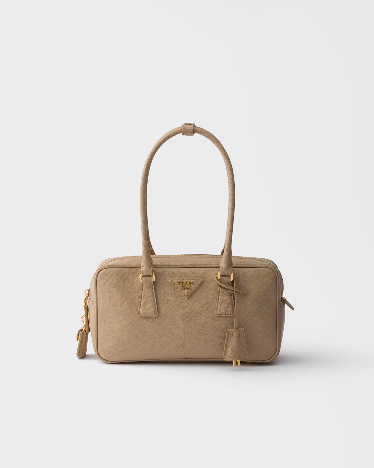 Small Saffiano leather top-handle bag