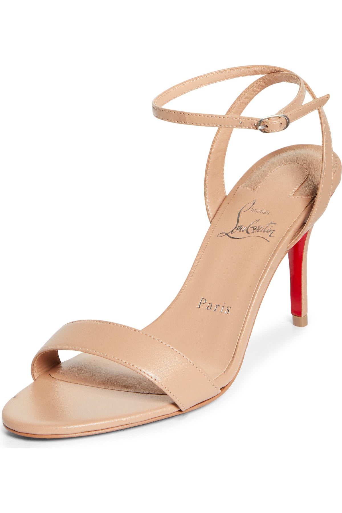 Christian Louboutin Ankle-Strap Sandals (Classic Red Sole Edition)