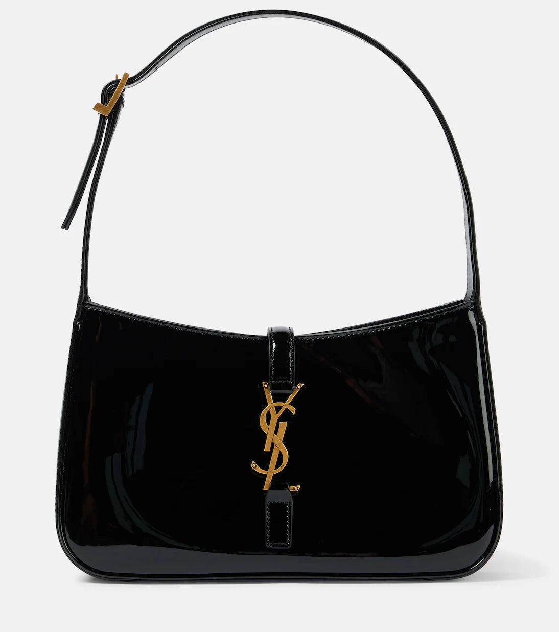 Saint Laurent (YSL) 5 à 7 Patent Leather Hobo Bag